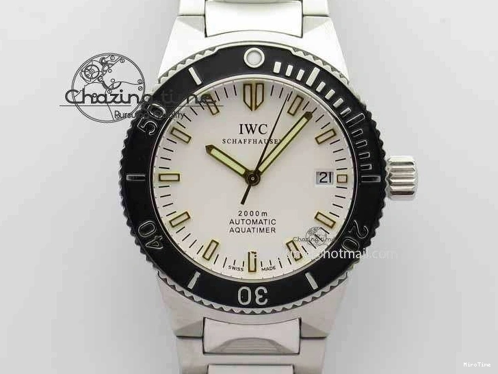 MIROTIME 0401 Aquatimer Automatic SS Noob Best Edition White Dial On SS Bracelet A Lightweight 7251
